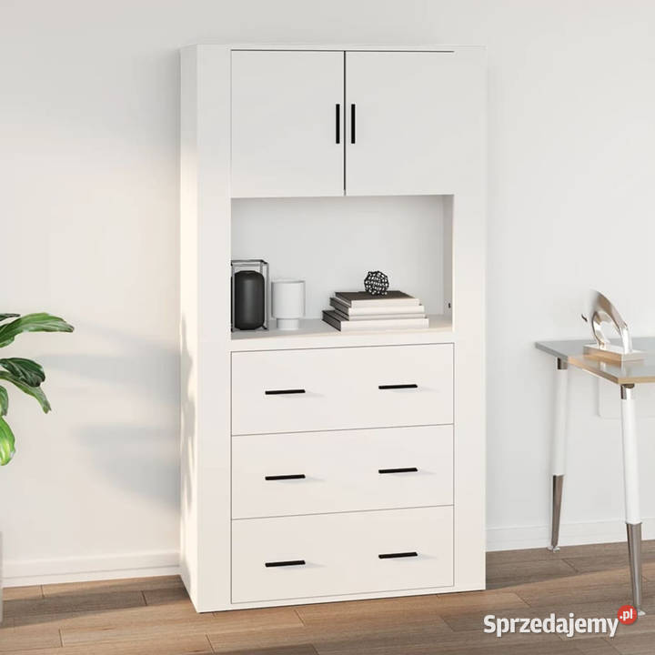 Szafka ścienna biała 80x33x80 materiał Pozostałe Warszawa