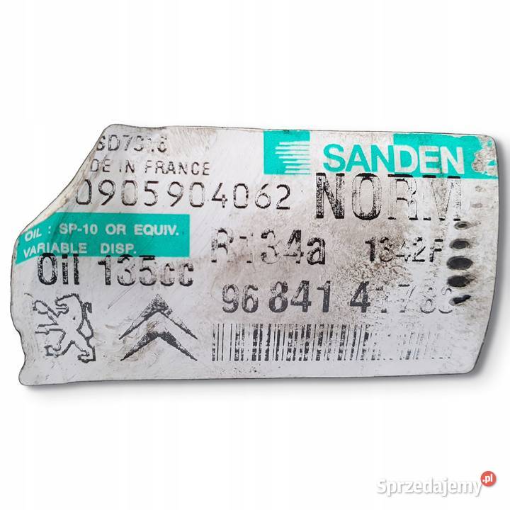 SPRĘŻARKA KLIMATYZACJI Citroen C5 III 20 HDI Kompresory klimatyzacji Chełm