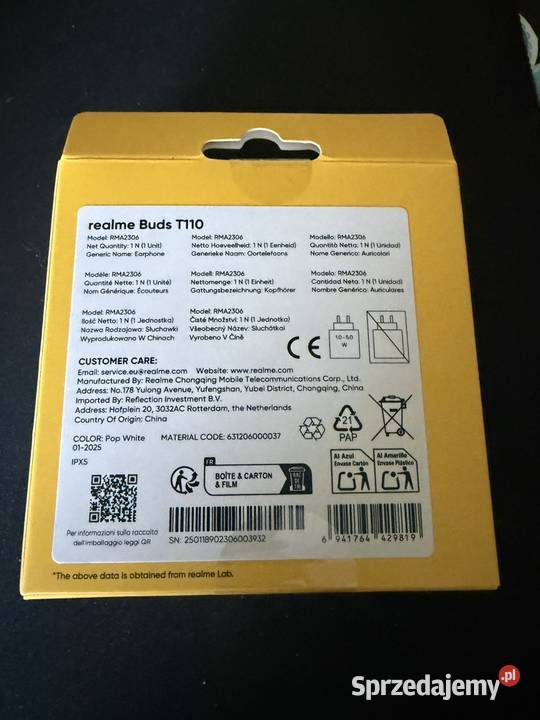 Słuchawki Realme T110 Bydgoszcz
