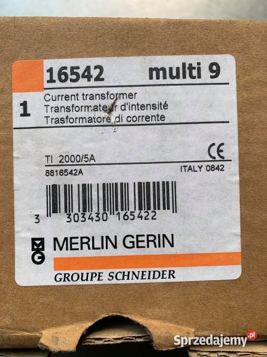 Przekładnik pradowy 20005A 20VA CL1 16542 Pozostałe Warszawa