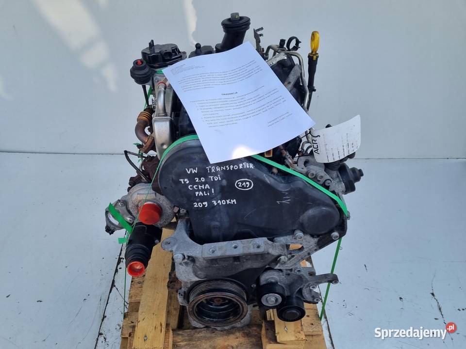 SILNIK VW Transporter T5 20 TDI 140 osobowe Silniki kompletne Rudka