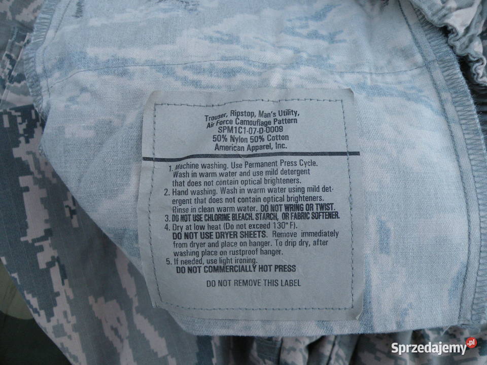 Spodnie ABU tiger stripes 30S ripstop sprzedam