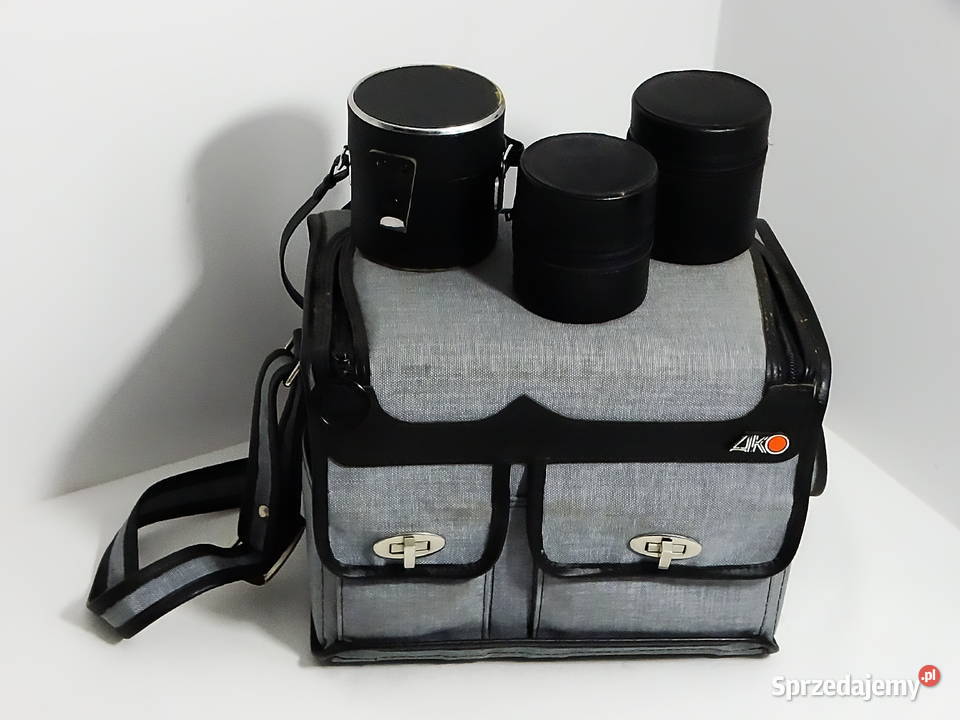 Torba fotograficzna trzy obiektywy