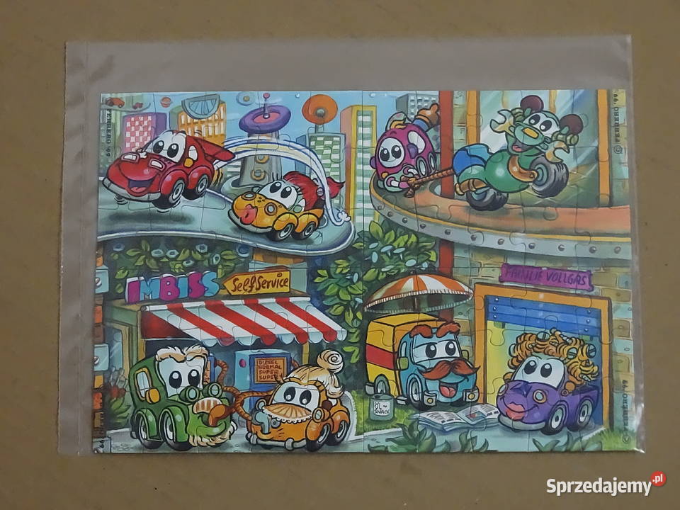 Kolekcjonerskie Puzzle Kinder Niespodzianka 1999 Biłgoraj