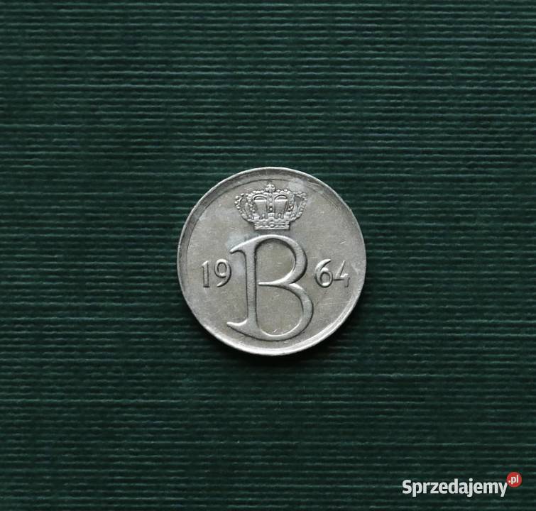 BELGIA 25 centymów 1964r Napis holendersku BELGI Gliwice sprzedam