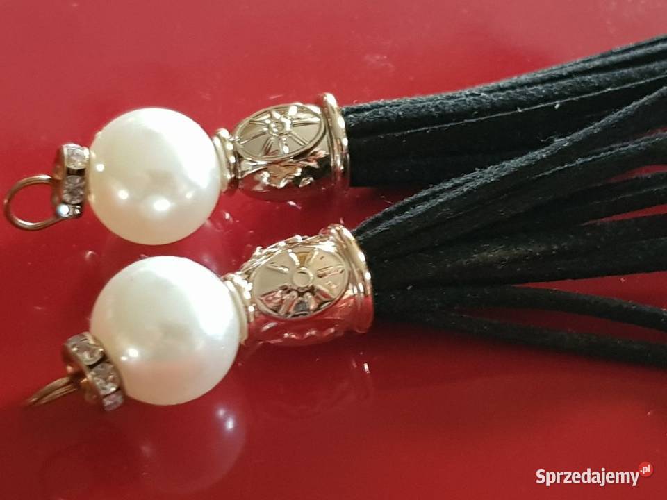zawieszki przywieszki wisiorki kolczyki perły Kielce