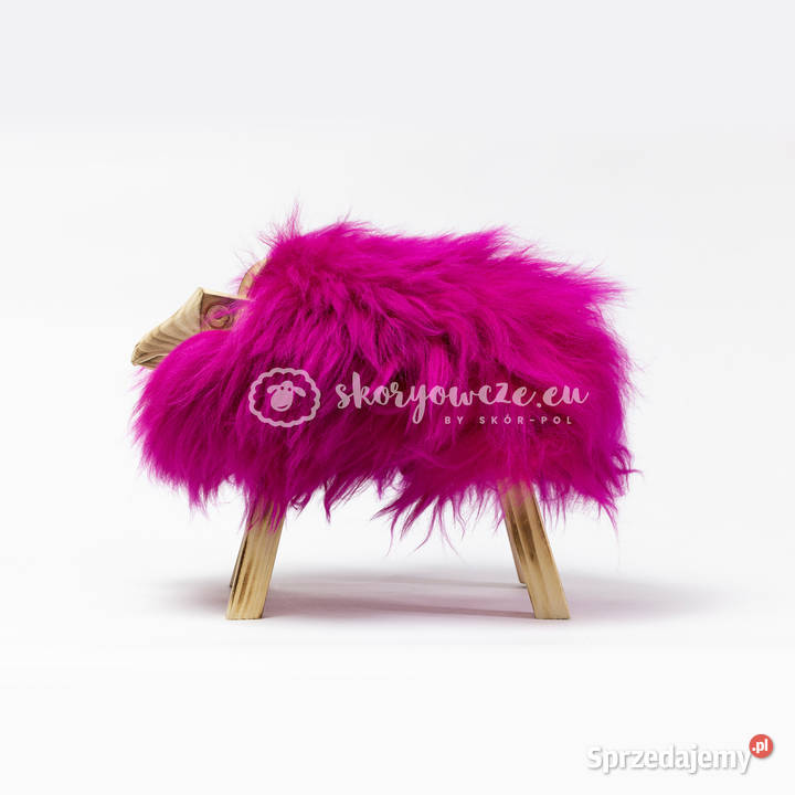 Krzesło baranek dekoracyjny biskupi fiolet małopolskie Szaflary