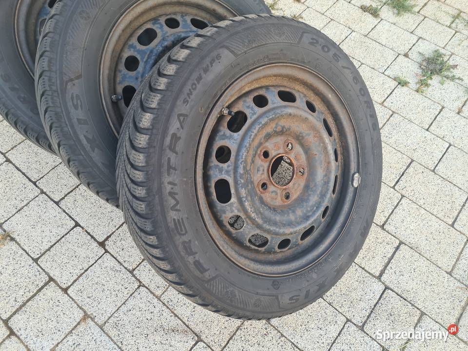 4 felgi stalowe r16 5x1143 Mazda 6 GH opony zima dolnośląskie Legnica