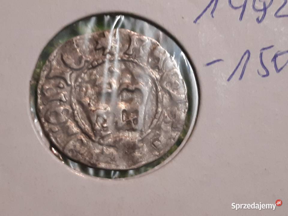 moneta srebrna polska półgrosz Jan I Olbracht Łomża