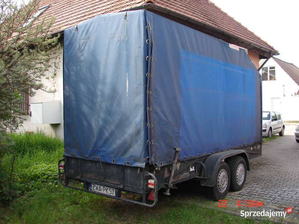 przyczepka ciężarowa 2osiowa dop ład 950