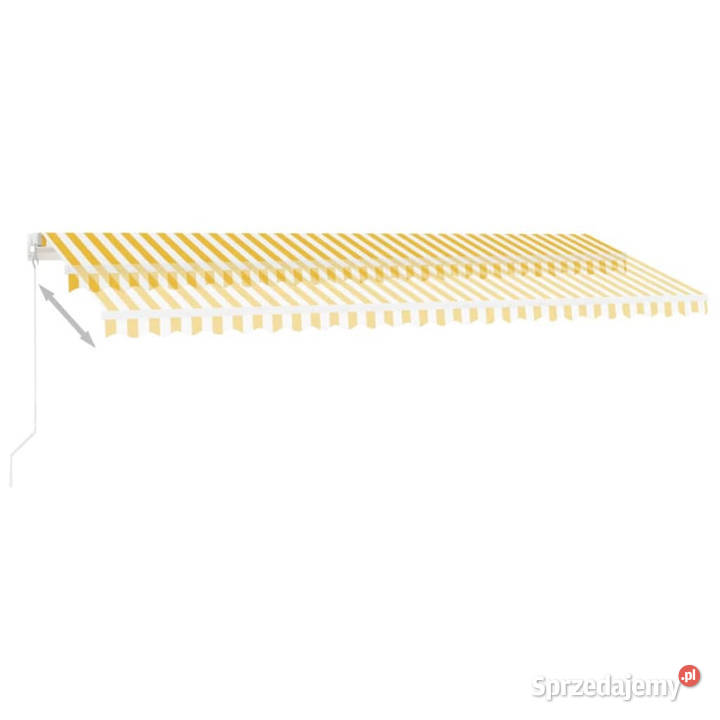 Ręcznie zwijana markiza z LED 500 x 300 mazowieckie Warszawa