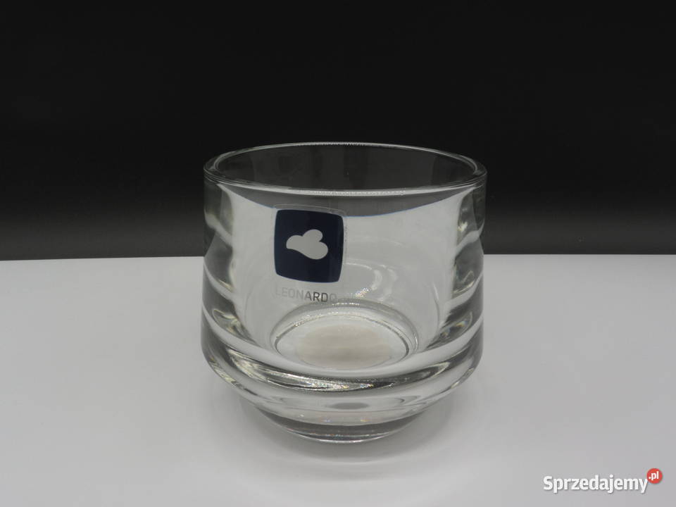 Elegancki Szklany Świecznik LEONARDO Seria Raszków