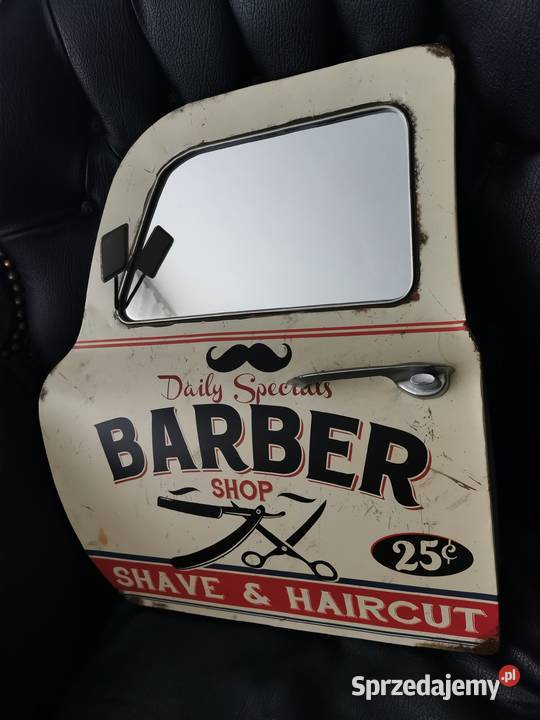 Barber Shop Salon Fryzjerski Piękna Dekoracja Łódź
