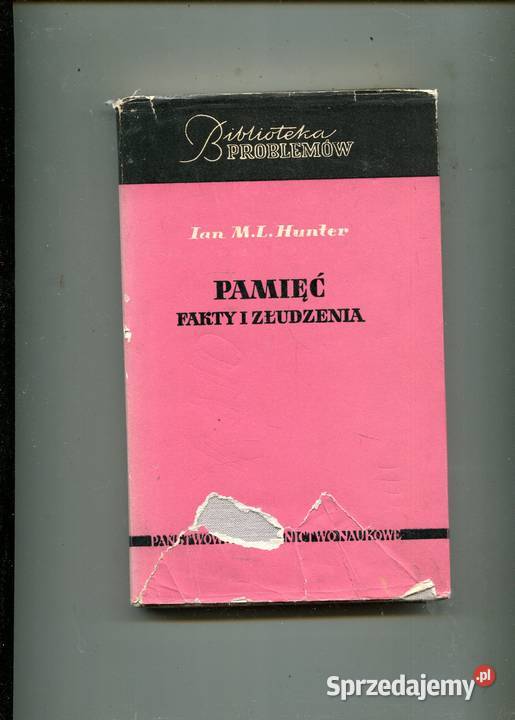 Pamięć fakty i złudzenia Hunter twarda z obwolutą zachodniopomorskie Szczecin
