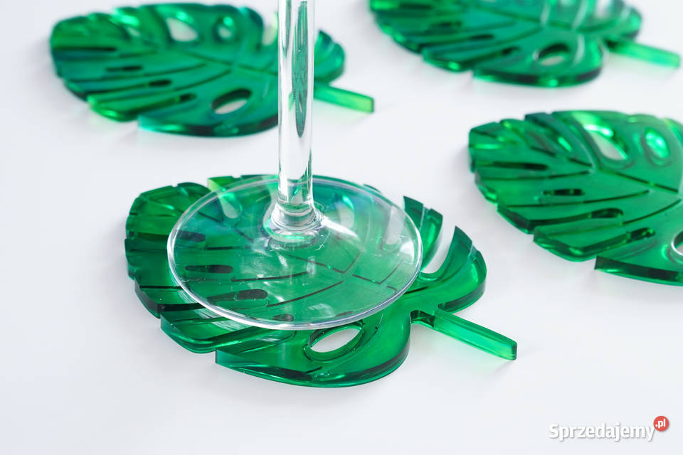 Podkładki pod kieliszki liście monstery Warszawa