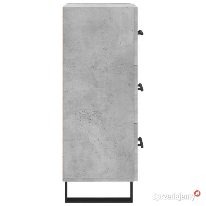 Szafka szarość betonu 345x34x90 materiał Warszawa