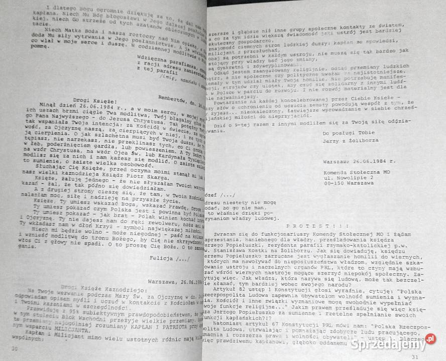 Kochany Księże Jurku Listy do księdza Jerzego lubelskie Chełm