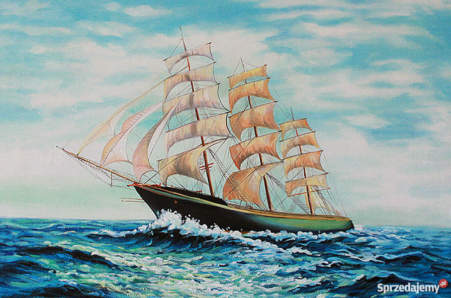 Co na prezent mężczyźnie Obraz olejny Żeglarz Warszawa