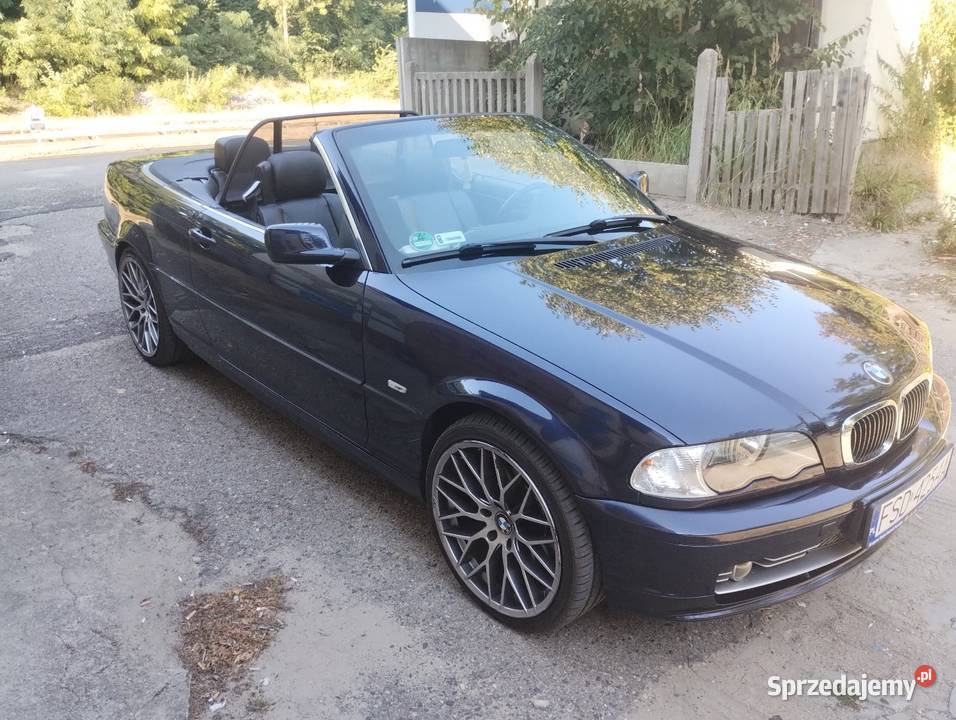 Bmw E46 Cabrio M54 170 alufelgi 19 skórzana tapicerka