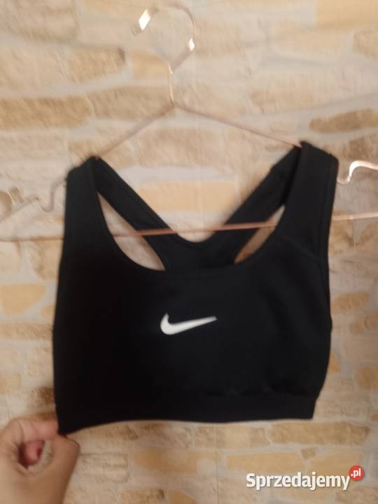 34XS NIKE Czarny top fitness z Londynu bokserka małopolskie Kraków