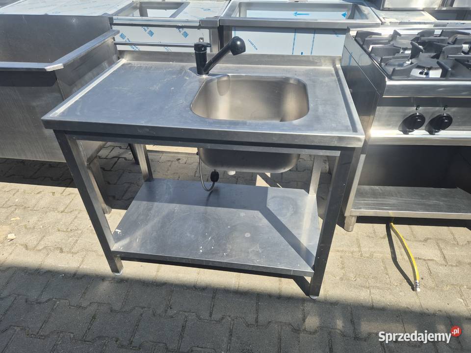 Zlew Gastronomiczny 1 Komorowy Z Półką 1006085 B wielkopolskie Ostrów Wielkopolski