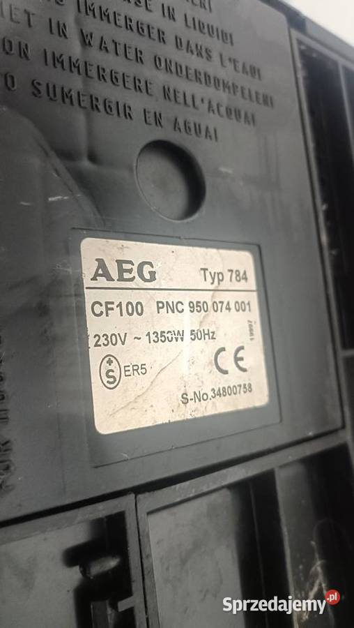AEG CaFamosa typ 784 Ekspres do kawy wybrakowany