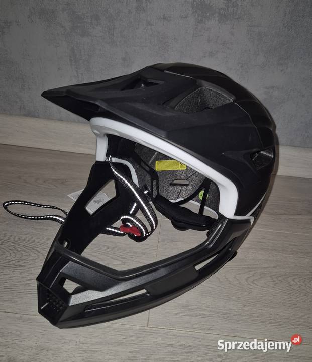 Kask rowerowy pełno twarzowy tytanowy Nowy 5862 Łódź