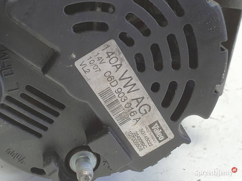 ALTERNATOR Seat Exeo 20 TFSI valeo 06D903016A Chełm