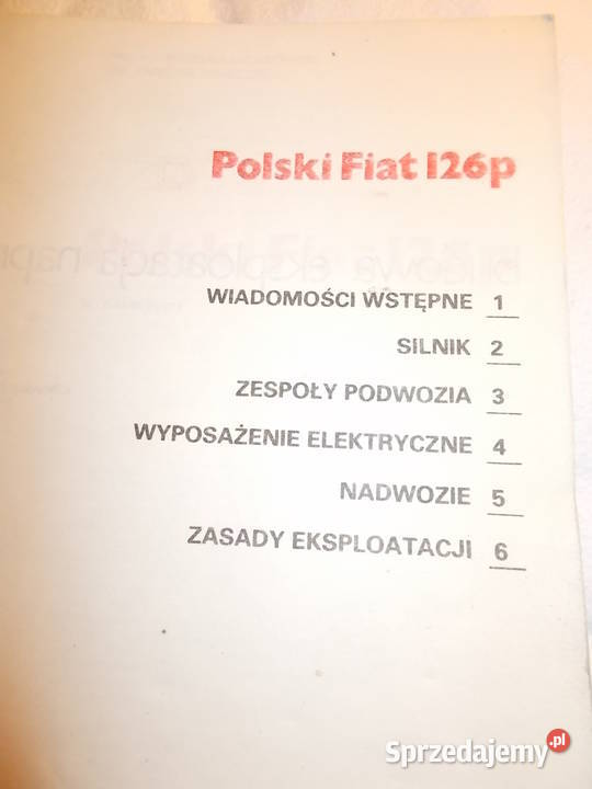 Fiat 126p budowa eksploatacja naprawa wielkopolskie sprzedam