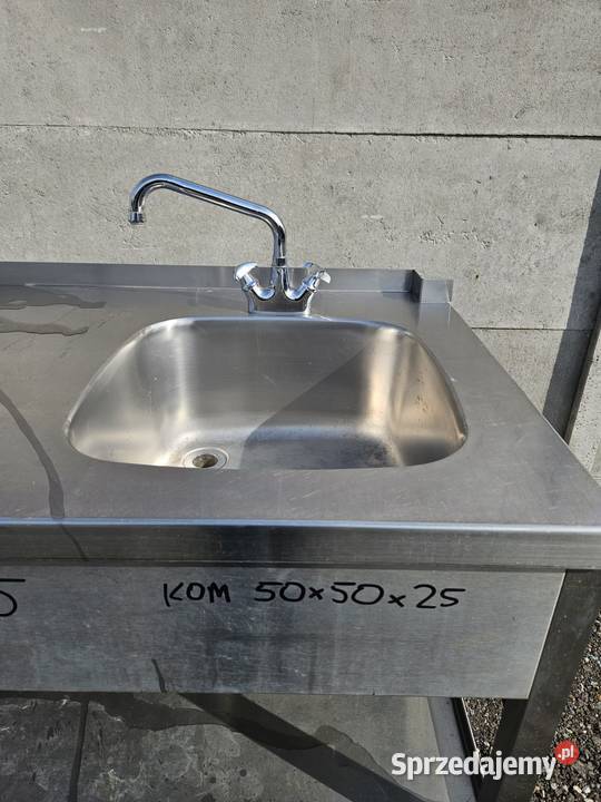 Zlew 1komorowy 165x80x85 komora 50x50x25 481 Krotoszyn