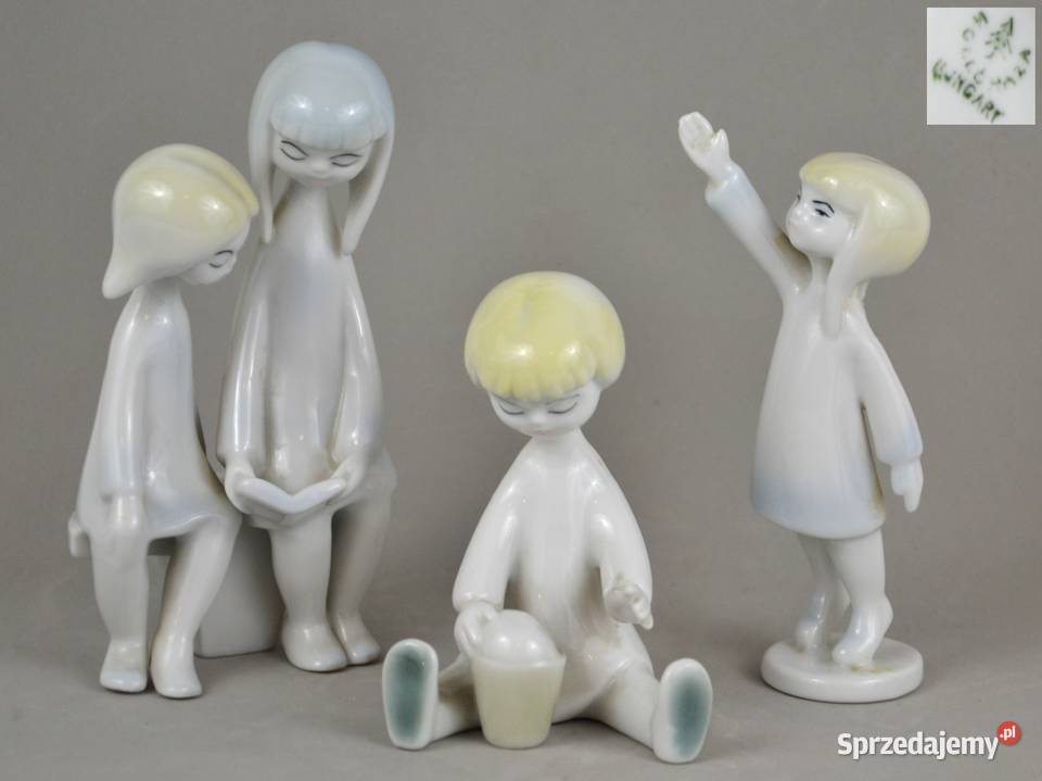 3 figurki art deco Hollohaza Aurl Kldor lata Pomiechówek sprzedam