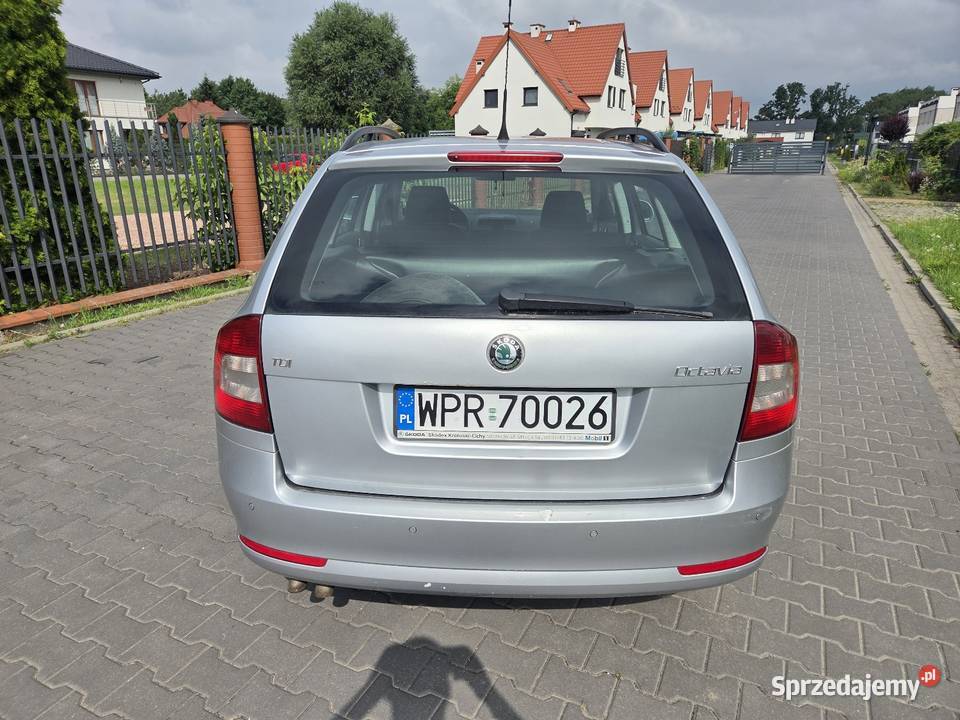 Skoda Octavia II 10r lift 19 TDi srebrny Grodzisk Mazowiecki