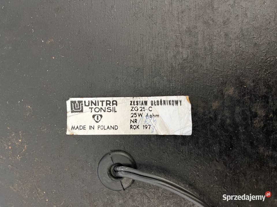 Unitra zg 25c Kolumna 1 Legionowo