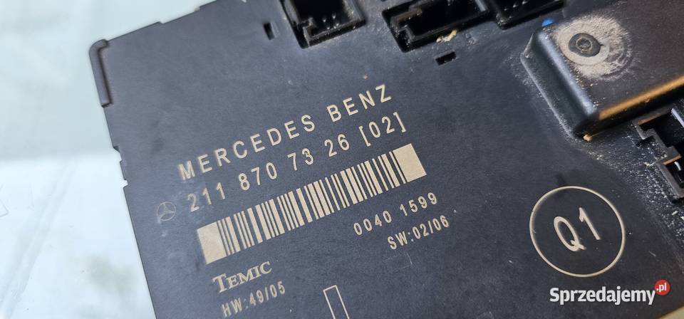 Modul drzwi mercedes w211 2118707326 Zbąszyń sprzedam