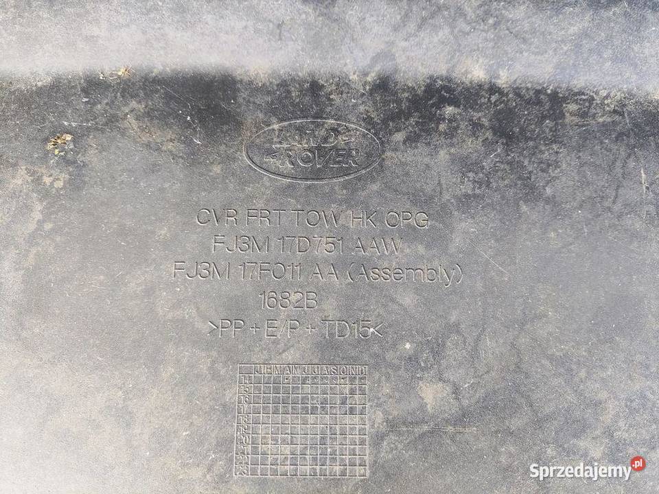 LAND ROVER EVOQUE DOKŁADKA SPOJLER ZDERZAK PRZÓD Karoseria