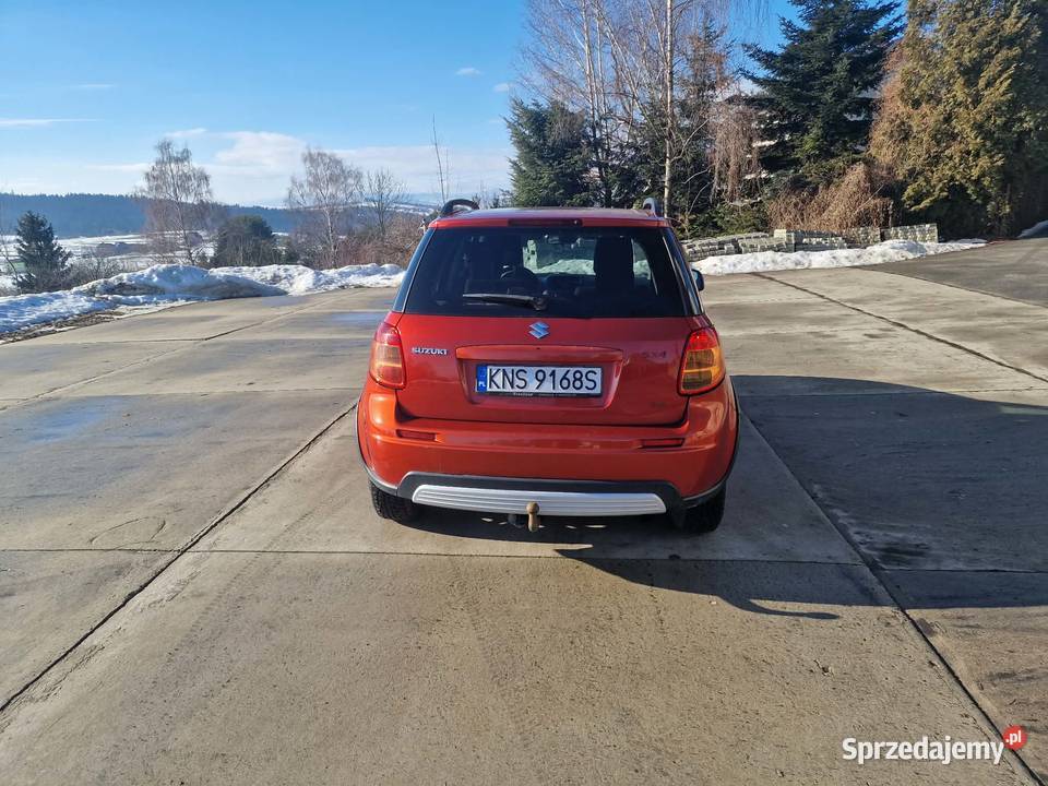 SUZUKI SX4 19JTD NAPĘD 4X4 ŁADNY ZADBANY OKAZJA Rok produkcji 2008 Nowy Sącz sprzedam
