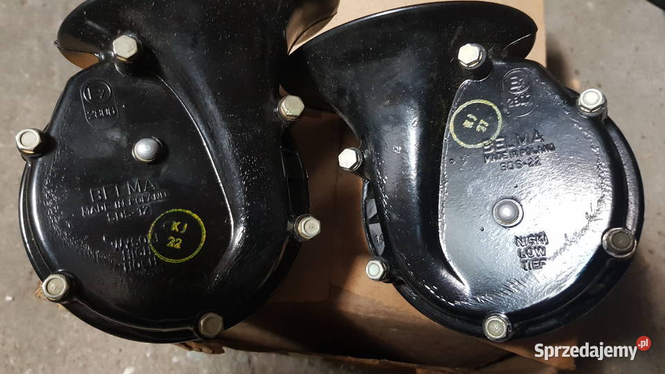 Zestaw sygnałów dźwiękowych Belma SOS 1222 Żuk Rok produkcji 1984 Bydgoszcz