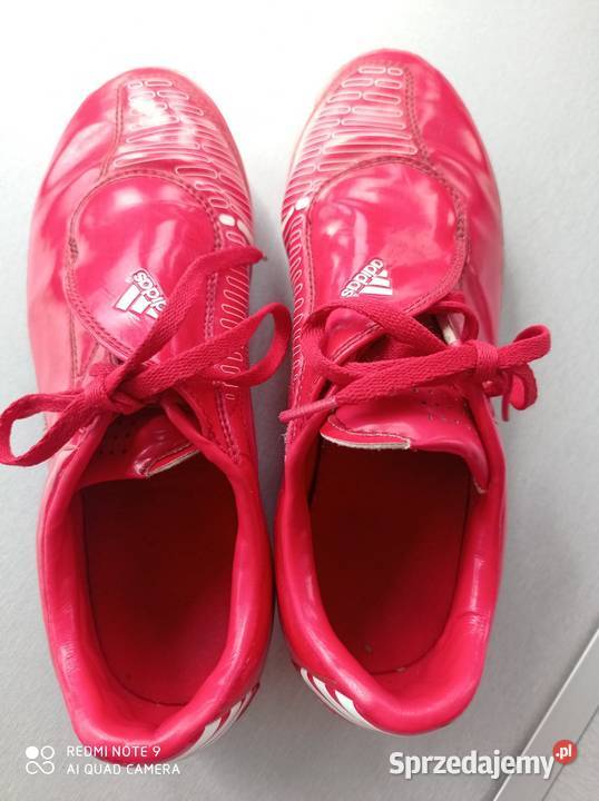 Adidas buty piłkarskie czerwone korki r38 lubelskie Lubartów