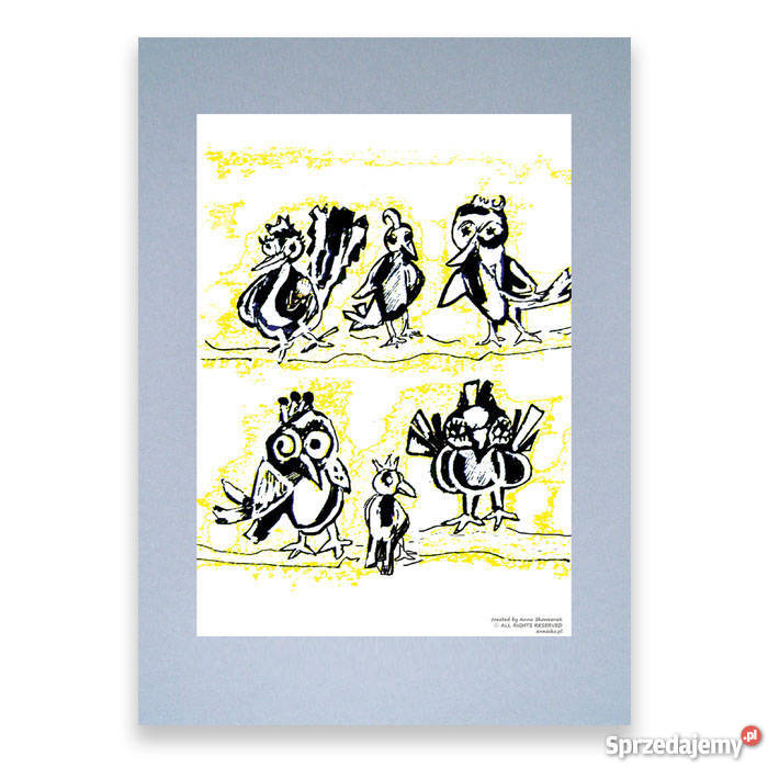 Plakat do pokoju młodzieżowego plakat z czarny Katowice