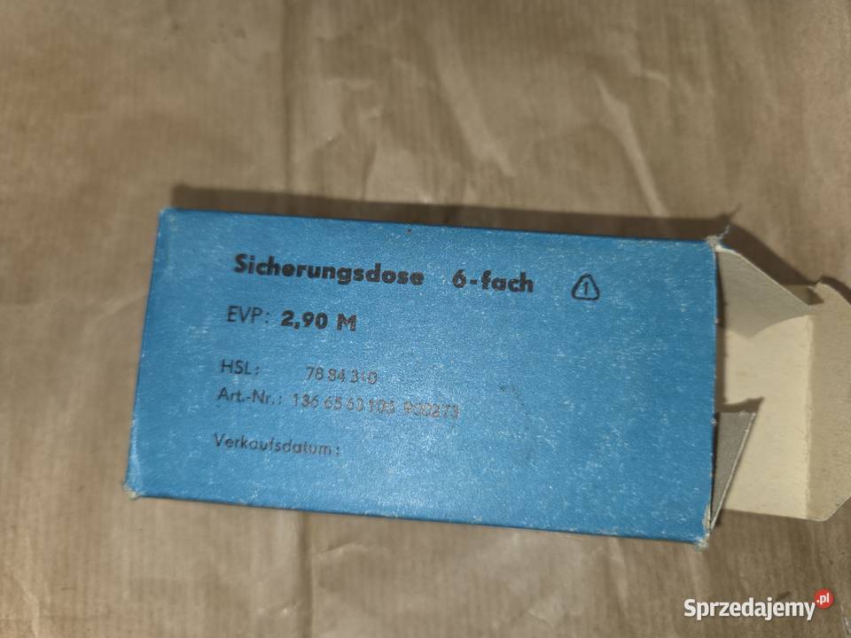 Wartburg 311 312 Nowa skrzynka bezpieczników 6 Piaseczno sprzedam