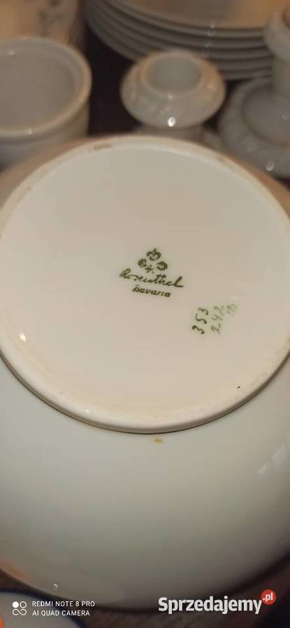 Dzbanek do herbaty Rosenthal Bavaria 192325 r Gdańsk