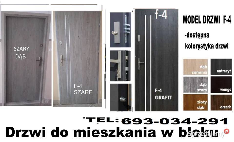 Drzwi z montażem ZEWNĘTRZNE drewniane i metalowe Dom i Ogród podkarpackie Mielec sprzedam