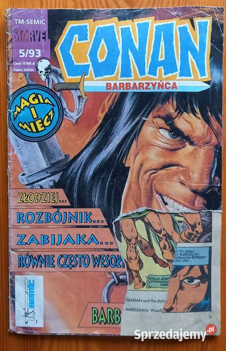 Conan Barbarzyńca Tm Semic 51993 Magia i miecz mazowieckie Małkinia Górna sprzedam