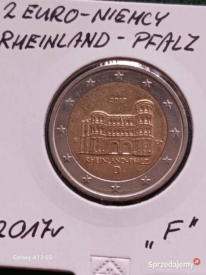 2 Euro Niemcy RheinlandPfalz2017 r men F Konin