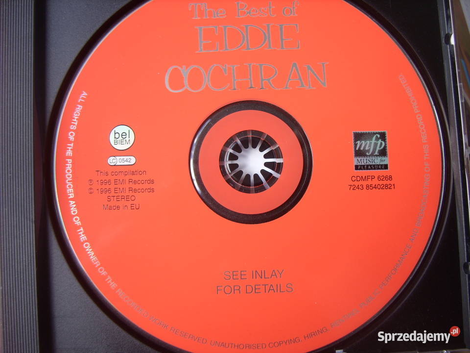 ROCK CD EDDIE COCHRANTHE BEST CD dolnośląskie Wołów