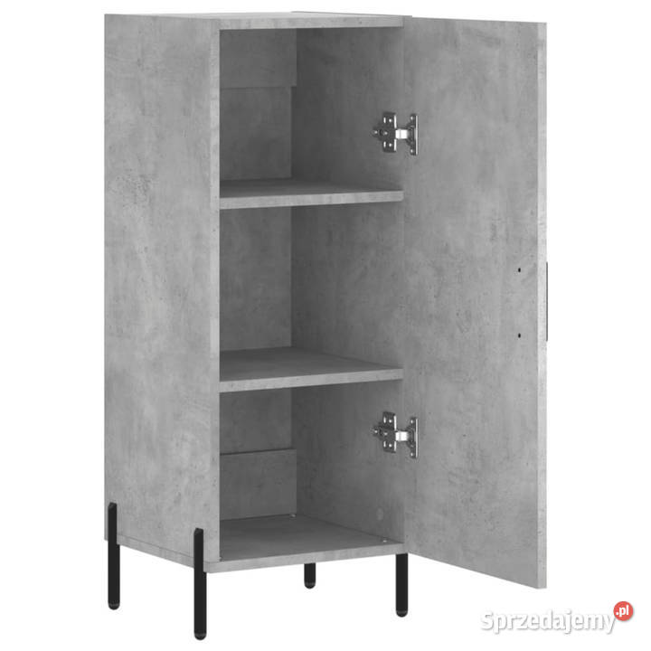 Szafka szarość betonu 345x34x90 materiał mazowieckie Warszawa