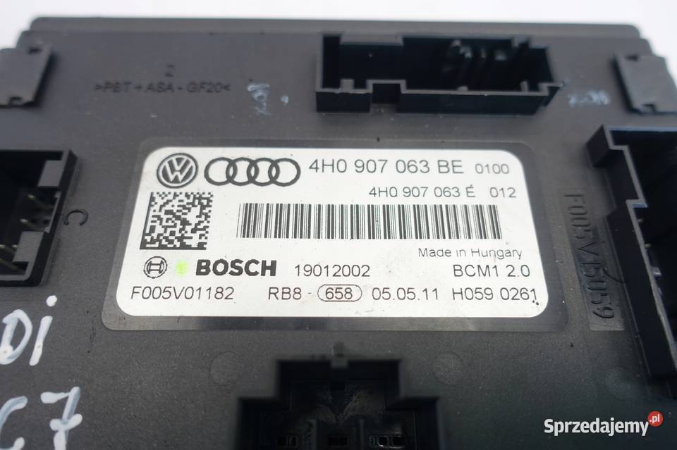 Audi A6 C7 Sline MODUŁ MOCY sterownik SENSOR osobowe Rudka