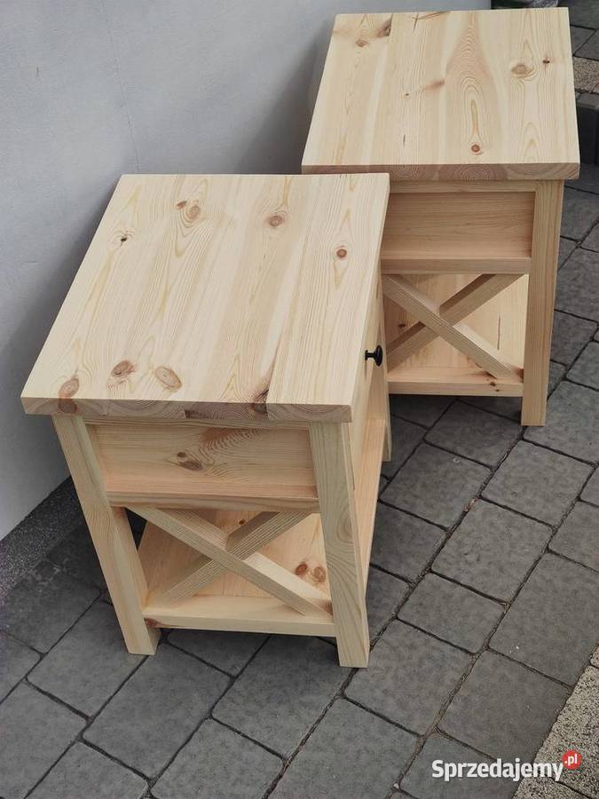 Szafki stoliki nocne lite drewno Nocne Zduńska Wola