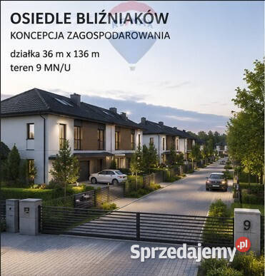 Działka inwestycyjna pod osiedle bliźniaków Puszcza Mariańska sprzedam
