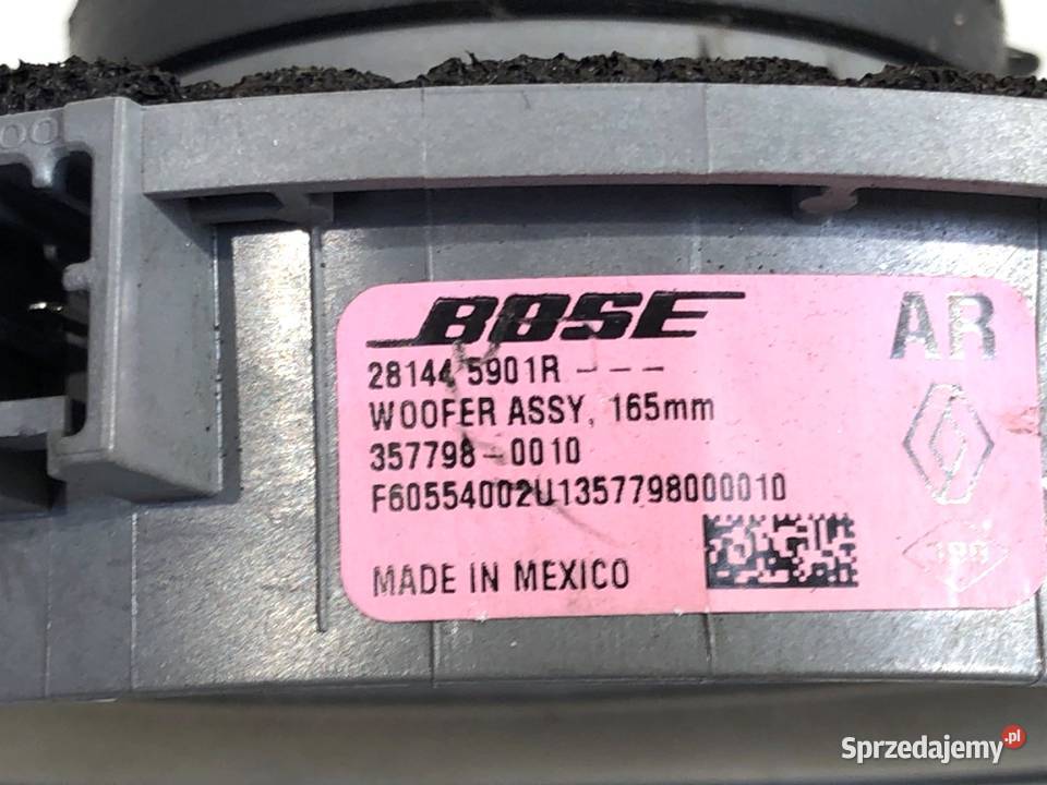 GŁOŚNIK RENAULT MEGANE IV 281445901R Hatchback